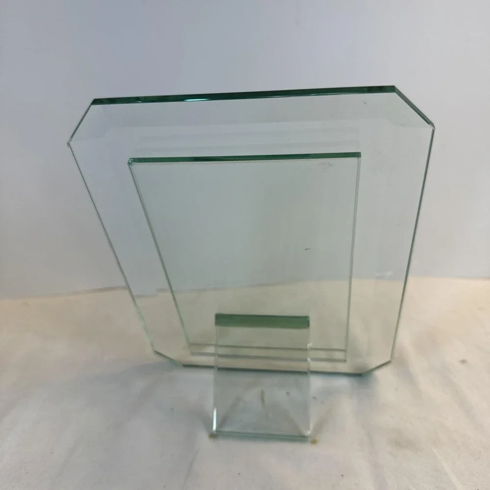 VTG Floating Illusion Side Glass Picture Frame 4x6 Heavy EVC